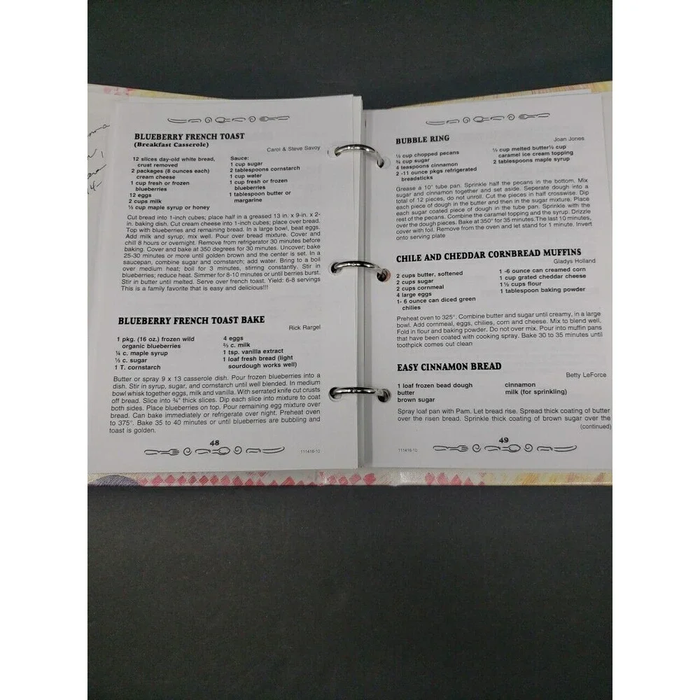 Thyme in Morman Lake Arizona Kitchens Cookbook Fire Department Auxiliary 2010
